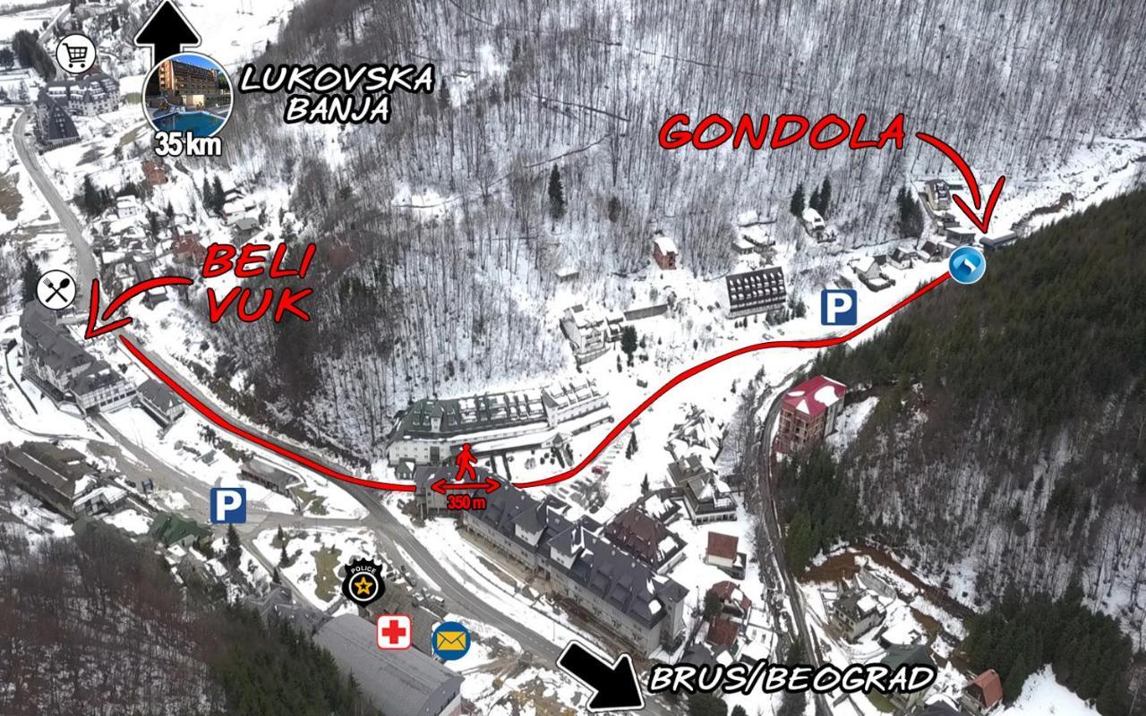 Beli Vuk - Brzece, Kopaonik Apartment Bagian luar foto